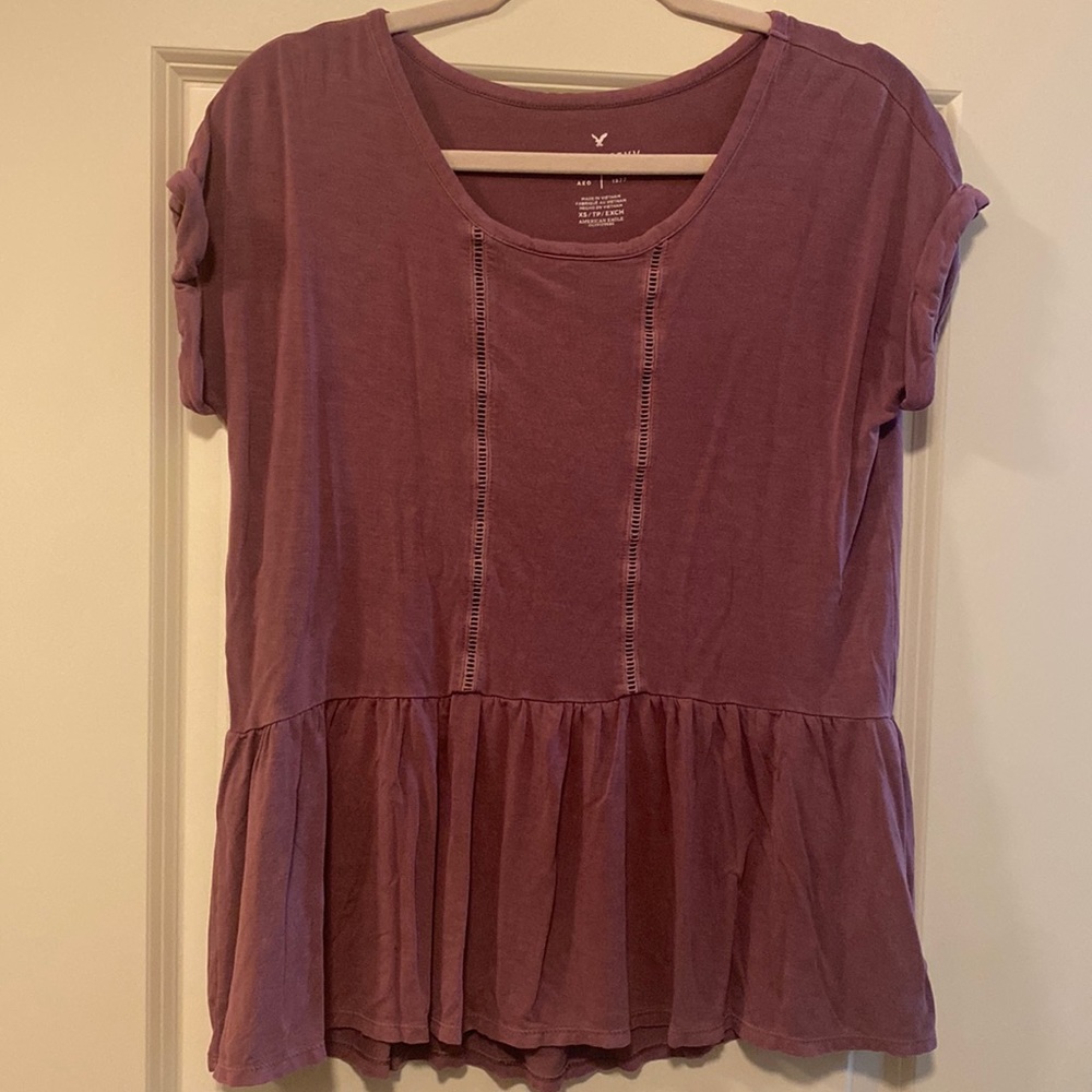 American Eagle womens short sleeve top in size XS